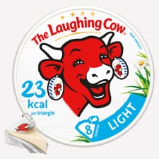 The Laughing Cow Light Cheese Spread Triangles 8 Pack