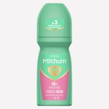 Mitchum Women 48HR Protection Roll-On Deodorant and Antiperspirant Powder Fresh 100ml
