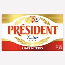 Président French Unsalted Block Butter 250g