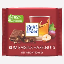Ritter Sport Rum Raisins Hazelnuts 100g Bestway