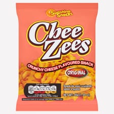 Sunshine Snacks Cheese Zees Crunchy cheese flavour 45g