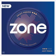 Zone Juicy Peach Nicotine Pouches 10mg