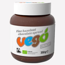 VEGO Organic Crunchy Hazelnut Chocolate Spread