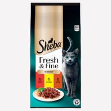 Sheba Beef & Chicken in Gravy Pouches 6x50g