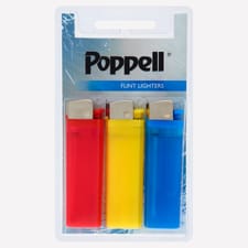 3 x Poppell Electronic Disposable Cigarette Lighters