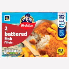 Birds Eye 2 Battered Fish Fillets 200g