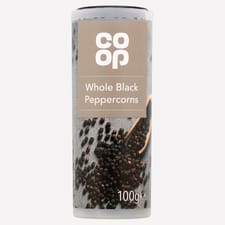 Co-op A Pinch of Whole Black Peppercorns 100g