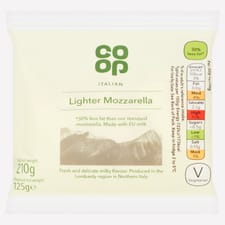 Lighter Mozzarella Co-Op 125g