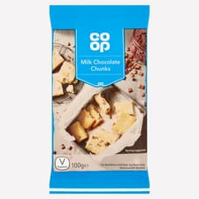 Co-op Milk Chocolate Chunks 100g