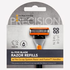 Co-op For Men Precision Five Blade Razor Refills 4PACK 