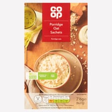 Co-op Original Porridge Sachets 216g