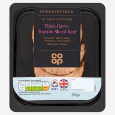 Co-op Thick Cut Beef 100g