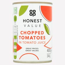Co-op Honest Value Chopped Tomatoes 400g