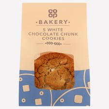 Co-op White Chocolate Chip Cookie 5 Pack