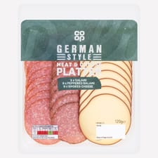 Co-op German Style Meat & Cheese Platter 120g