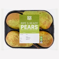 Co-op Ripe & Ready Pears 4 pack