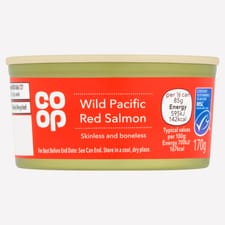 Co-op Boneless Red Salmon 170g