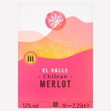 Co-op Chilean Merlot 2.25ltr