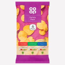 Co-op The Classics Potato Crisps 6 x 25g