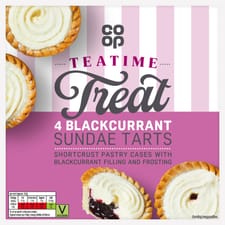 Co-op Blackcurrant Sundaes 4 Pack