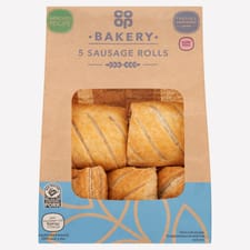 Co-op Bakery 5 Sausage Rolls