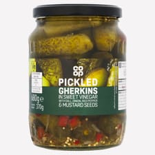 Co-op Pickled Gherkins in Sweet Vinegar 680g