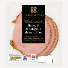 Co-op Irresistible Mustard Coated Ham 120g