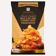 Co-op Irresistible Hand Cooked Nduja & Hot Honey Crisps 150g