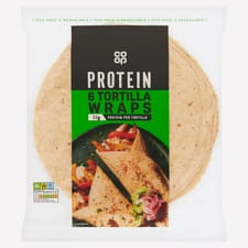 Co-op Protein Tortilla Wrap 6 Pack