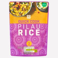 Co-op Pilau Microwave Rice 250g