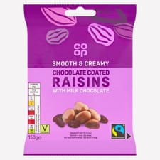 Co-op Chocolate Coated Raisins 150g