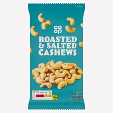 Co-op Salted Cashews 150g