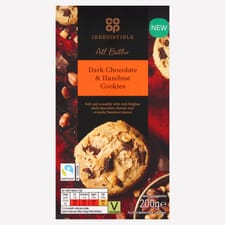 Co Op Irresistible All Butter Chocolate & Hazelnut Cookies 200g
