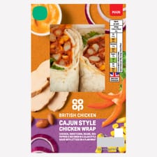 Co-op Cajun Chicken Wrap 