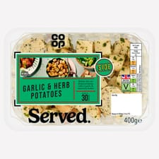 Coop Garlic & Herb Potatoes 400g