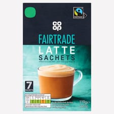 Co-op Fairtrade Latte 7 x 17g Sachets