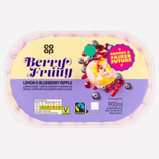 Co-op Berry Fruity Lemon & Blueberry Ripple 900ml