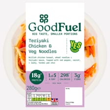 Co-op Good Fuel Teriyaki Chicken & Noodles 280g
