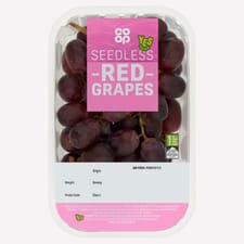 Co-op Seedless Red Grapes 500g