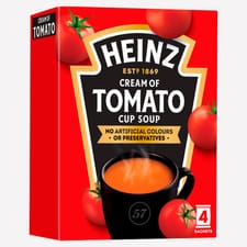 Heinz Cream Of Tomato Cup Soup 4 x 22g