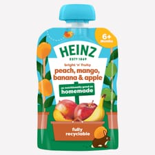 Heinz Peach Banana Mango Apple Fruit Puree 100g