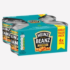 Heinz Baked Beans in Tomato Sauce 4 x 200g