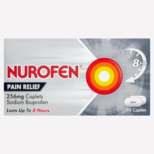 Nurofen Pain Relief 256mg 16 Caplets