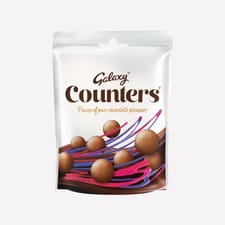 Galaxy Counters Milk Chocolate Buttons Pouch Bag 112g