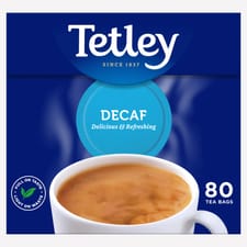 Tetley 80 Decaf Tea Bags 250g
