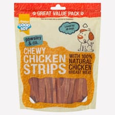 Good Boy Chewy Chicken Strips Dog Treats - 350g