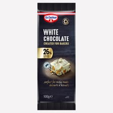 Dr. Oetker White Chocolate Bar 100g