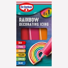 Dr. Oetker Rainbow Decorating Icing 6 x 17g