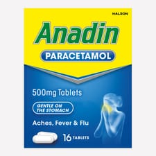 Anadin Paracetamol Pain Relief Tablets 16s