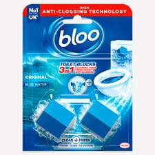 Bloo Original Blue Water Toilet Blocks 2 x 50g